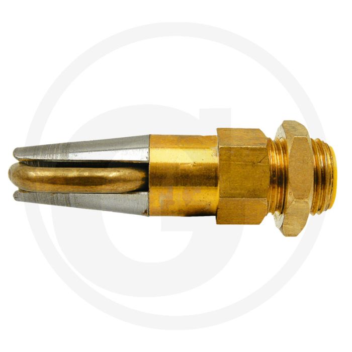 Drinknippel van rvs, voor biggen, nippel (inch): 1/2"