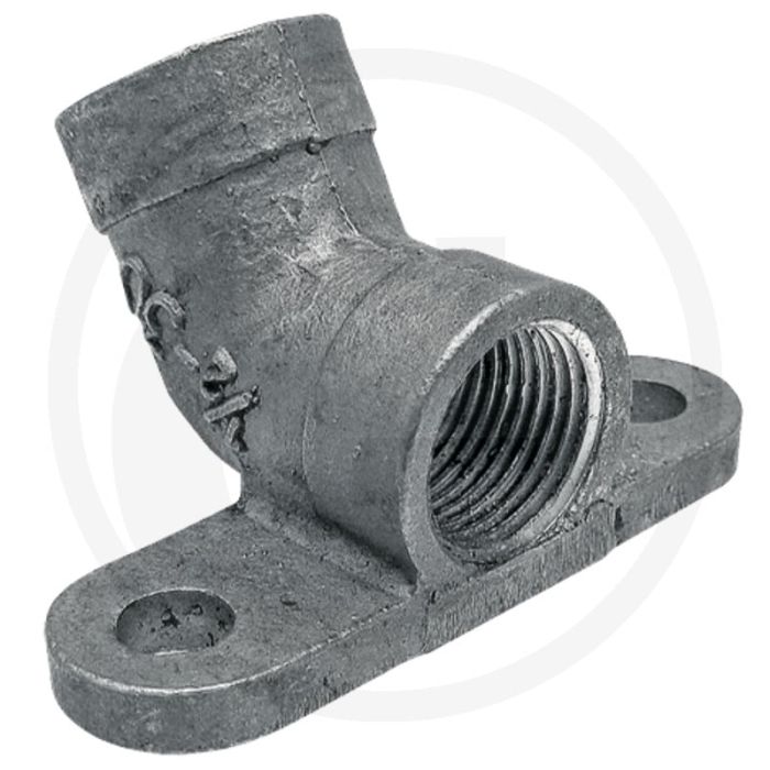 Nippelhouder 30° - aansluiting 1/2"