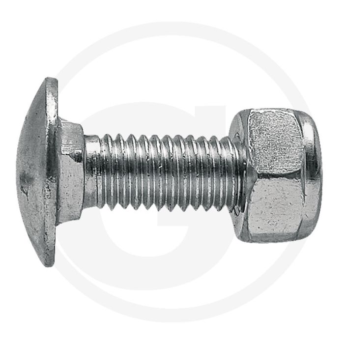 Contre-écrou m10 x 25 mm, avec écrou autobloquant - zingué