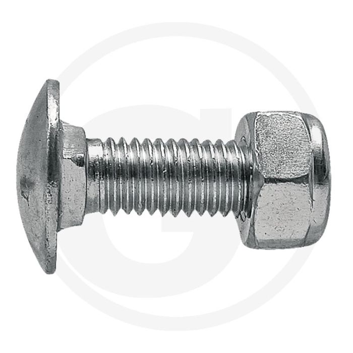 Contre-écrou m10 x 25 mm, avec écrou autobloquant - zingué