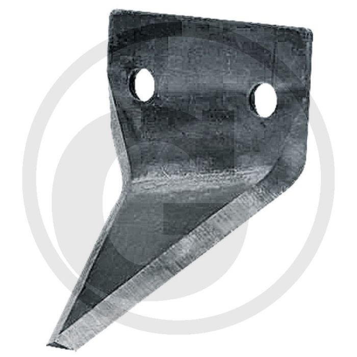 Mes links 3mm dikte - granit voermengwagen luclar