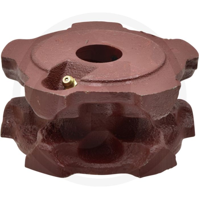 Omkeerwiel 10 x 31 mm, zonder spiebaan, Ø: 25 mm - diameter: 25 mm