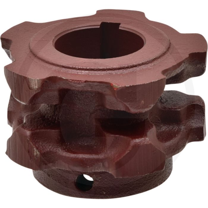 Omkeerwiel 10 x 31 mm, met spiebaan, Ø: 45 mm - diameter: 45 mm