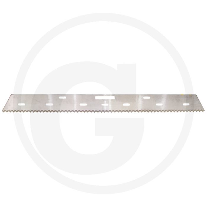 Mes achter lengte: 1345 mm, hoogte: 50 mm - dikte: 4 mm