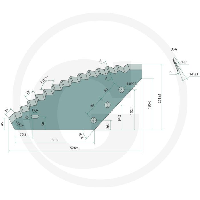 Messer. behoud deze titel en voeg aan het einde de belangrijkste specificatie toe: mit hartstoffbeschichtung.