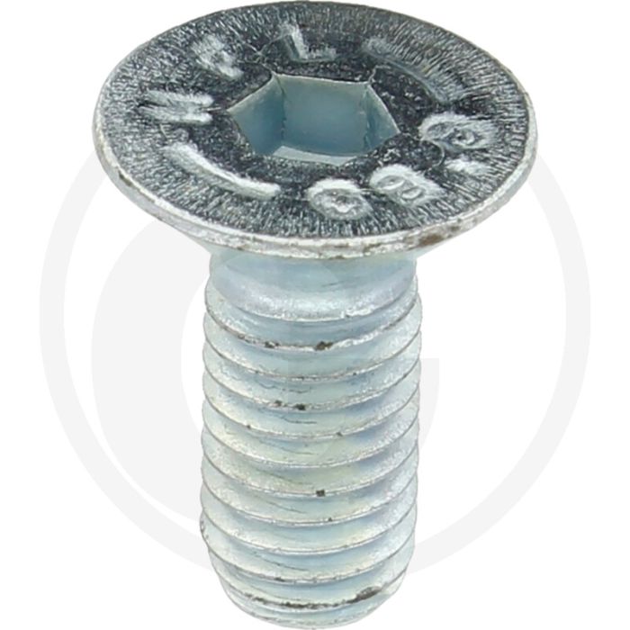 Boulon à tête fraisée m8 x 20 din 7991 - acier, 8.8, zingué, six pans creux