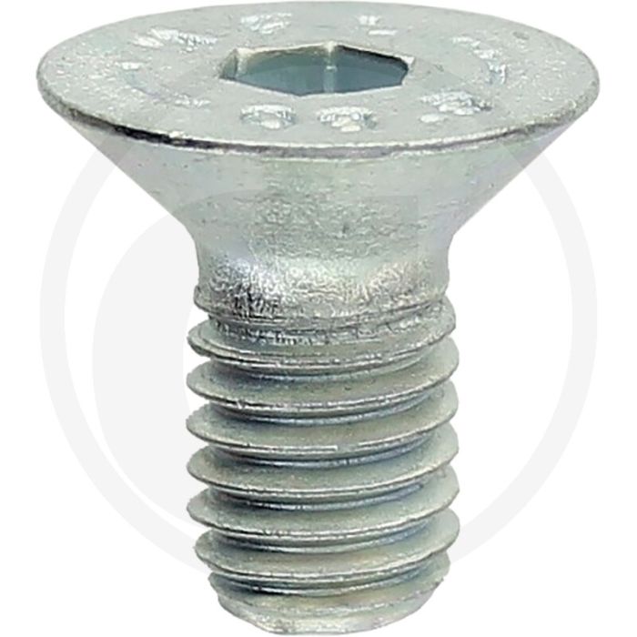 Boulon à tête fraisée m8 x 16 din 7991 - acier, 8.8, zingué, six pans creux