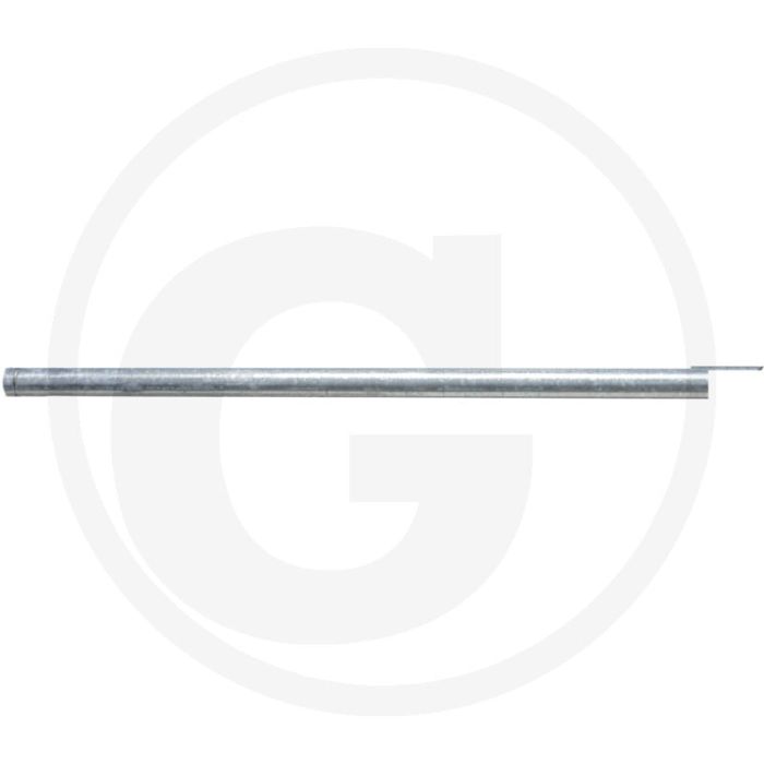 Tuyau d'aspiration de 108 mm de diamètre, longueur 3 000 mm, galvanisé, lisse/à coupe en biais
