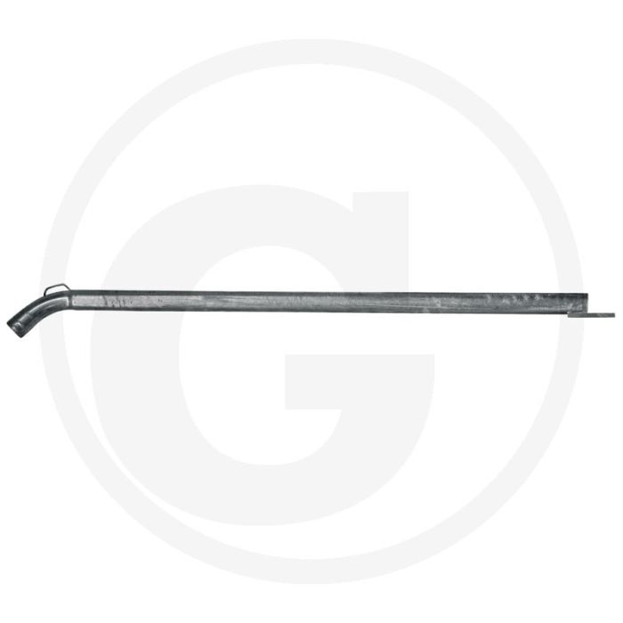 Tube d'aspiration avec coude à 45° - Ø extérieur : 108mm, longueur : 2000mm