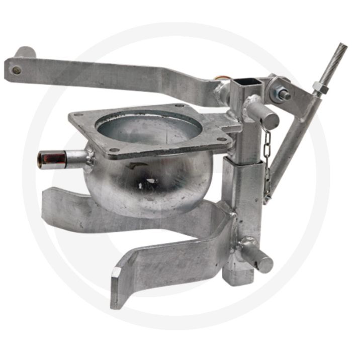 Snelkoppeling 6” met kogel 6” 6" verzinkt systeem bauer - Ø 159mm / 6" gatafstand 150x150