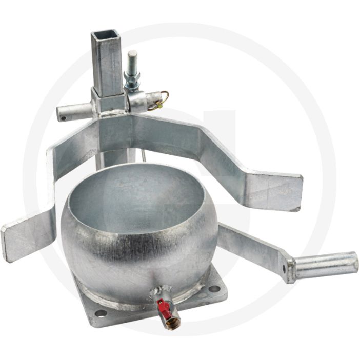 Snelkoppeling 8" verzinkt systeem bauer met v-deel Ø 194mm