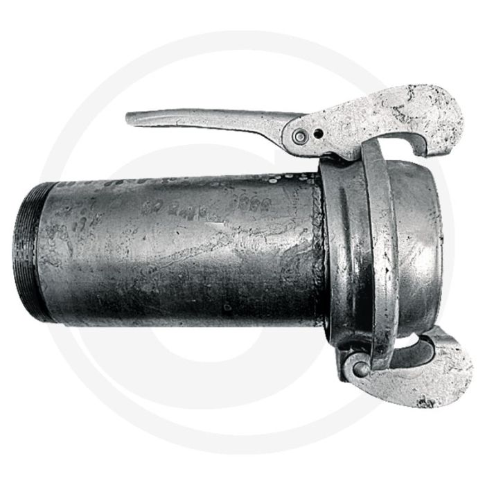 Pièce en M avec filetage extérieur Ø 89 mm / 3" - compatible avec le système Bauer