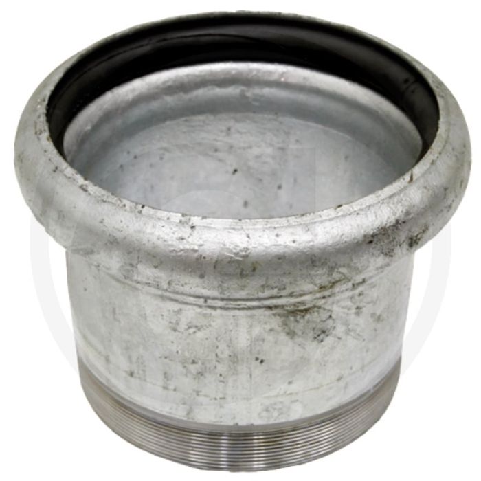 Raccord en V avec filetage extérieur Ø 76 mm / 2 1/2" - compatible avec le système Bauer Raccord en V avec filetage extérieur Ø 76 mm / 2 1/2" - compatible avec le système Bauer