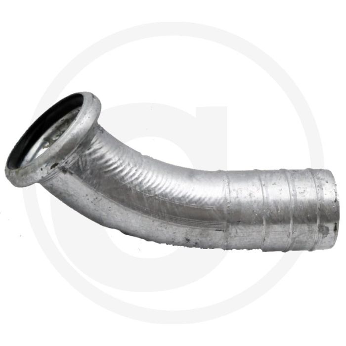 Section en V, coude à 45°, avec passe-fil, Ø 159 mm / 6"