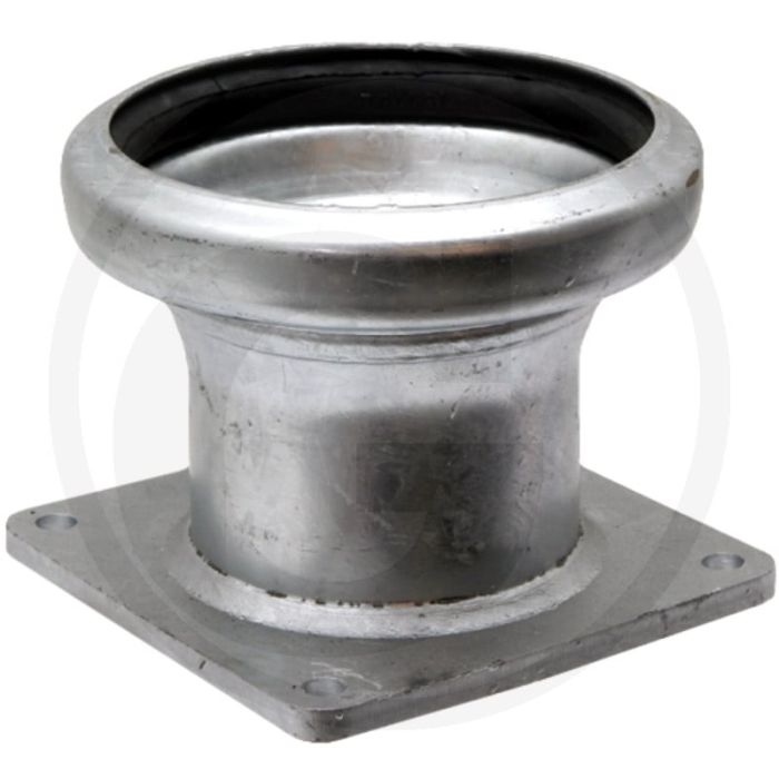 Beker 4” met flens 4” - Ø: 108mm / 4", lengte: 160mm, gatafstand: 150 x 150mm