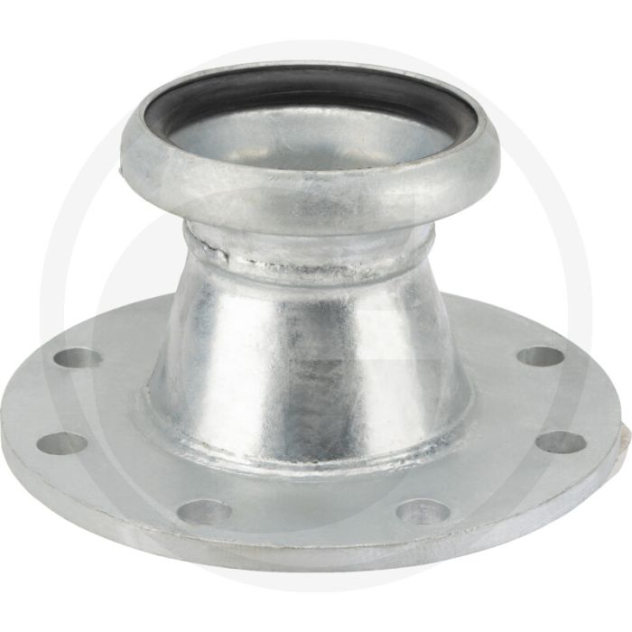 M-deel met flens 89 / 3" x dn 80 - passend voor: systeem bauer