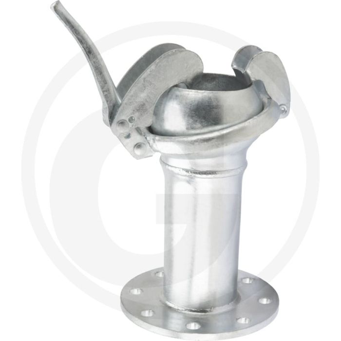 Raccord en V avec bague de blocage à levier 159 / 6" x DN 150 - compatible avec le système Bauer