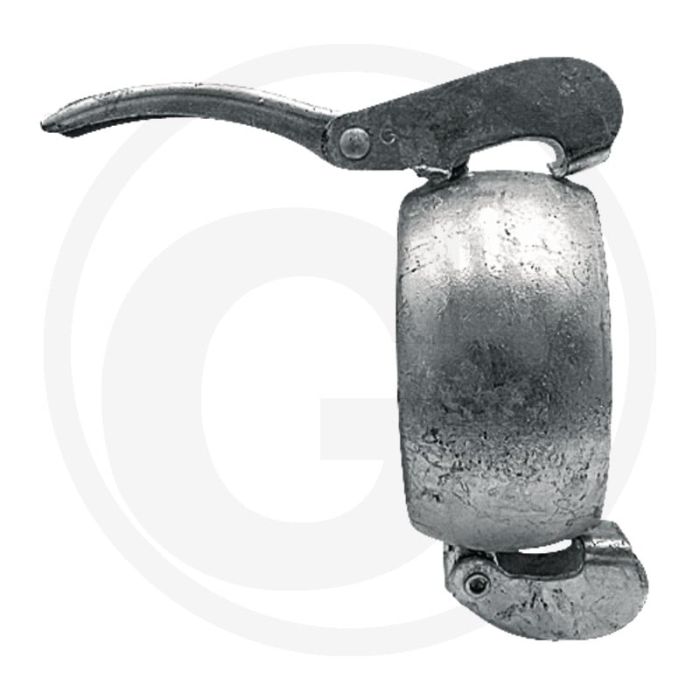 Bille de 4" servant de butée d'extrémité avec bague de sécurité à levier - Ø 108 mm / 4" - système Bauer Bille de 4" servant de butée d'extrémité avec bague de sécurité à levier - Ø 108 mm / 4" - système Bauer