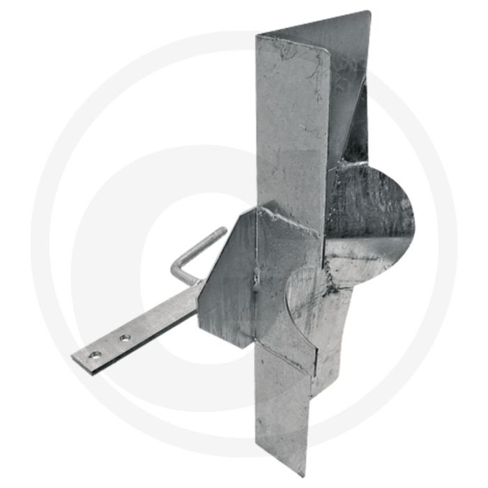Verdeelblad met spatbescherming, 600mm breed, perrot & italiaans systeem