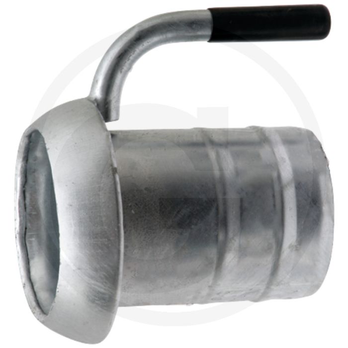 V-deel 6” met slangtule 6” en handgreep mit griff - Ø 159mm / 6"