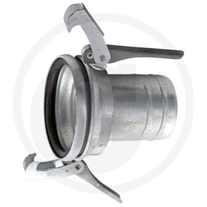 Raccord et M 4” avec embout cannelé 3” - compatible avec le système Perrot
