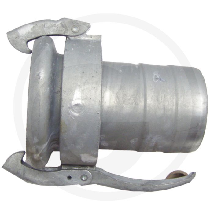 Perrot m-deel 6” met slangtule 5” - staal / thermisch verzinkt - Ø 159mm / 6"