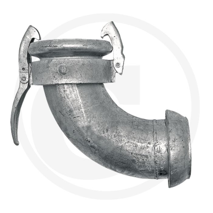 Bocht 90° m-deel 6” met v-deel 6” - Ø: 159 mm / 6"