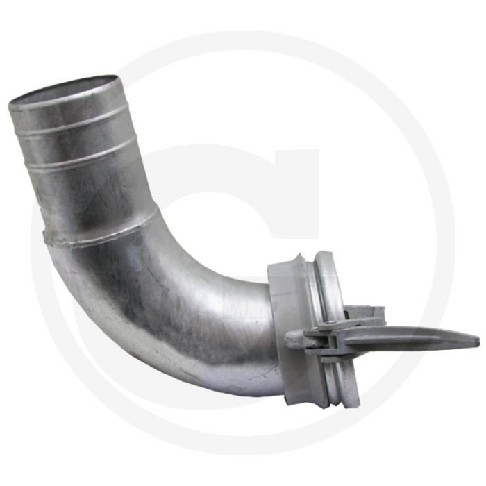 Bocht 90° Ø 108mm/4" m-deel met tule, vezinkt