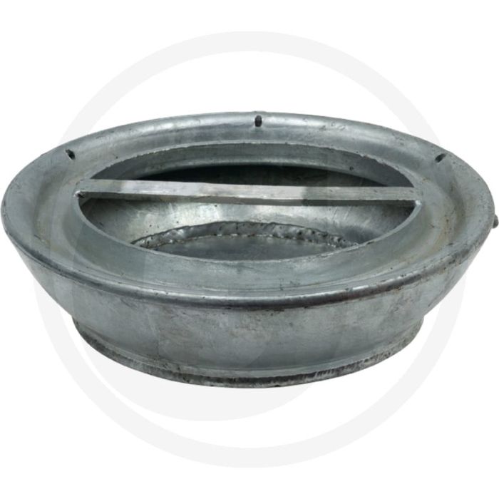 V-deel eindstop 8” gegalvaniseerd - Ø 216 mm / 8"