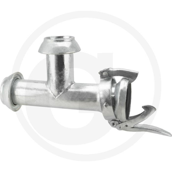 T-stück 108 / 4" - 2 x v-teil und 1 x m-teil