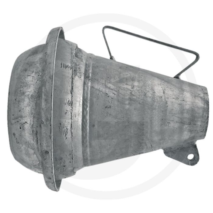 Stalen mondstuk - met v-deel, Ø 120mm / 5"