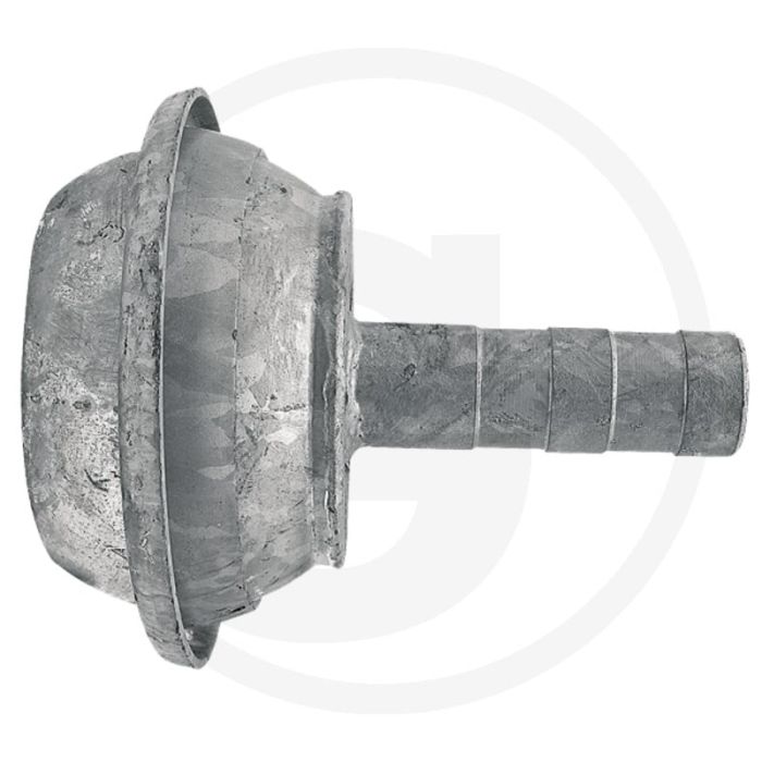 Raccord en V avec embout cannelé réduit Ø 150 mm/6" - compatible avec le système italien (Berselli)