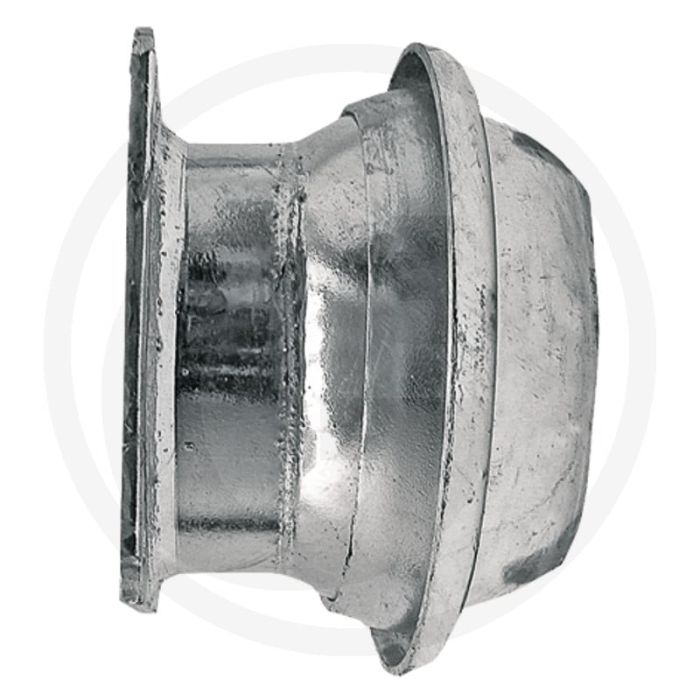 Section en V 8" avec bride 8" - adaptée au système italien - acier/galvanisation thermique