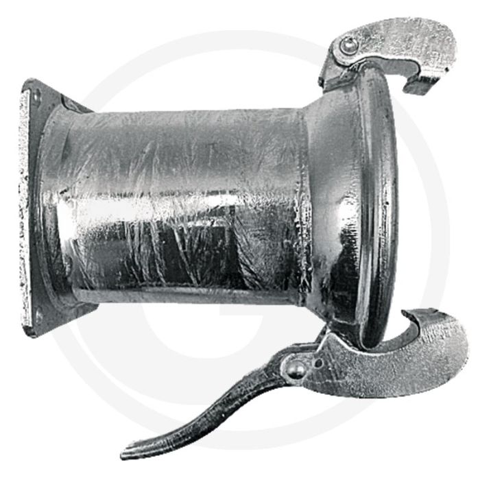 M-deel met flens Ø 150mm / 6" passend voor siegperle (bazzoli)