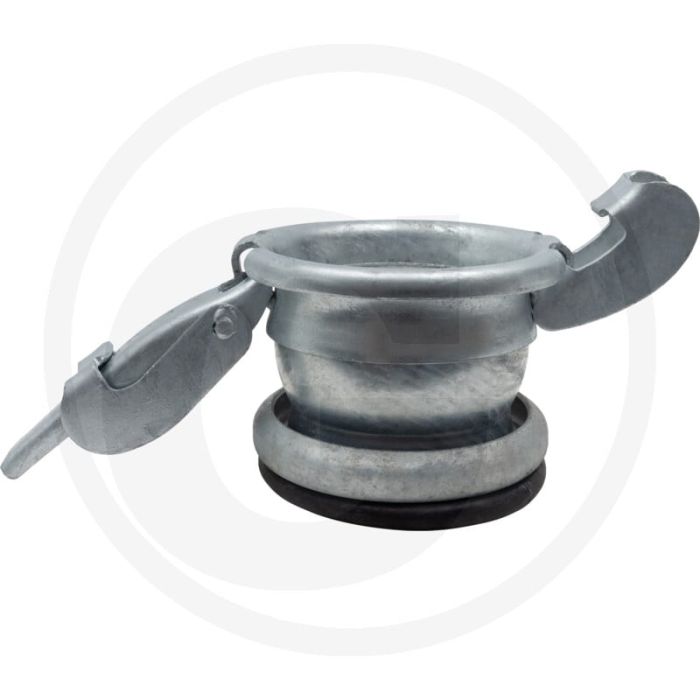 Raccord de tuyau Bauer HK 108, galvanisé - Ø : 108 mm, compatible avec : système Bauer Raccord de tuyau Bauer HK 108, galvanisé - Ø : 108 mm, compatible avec : système Bauer