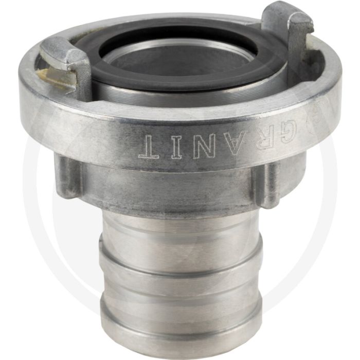 Slangkoppeling 52c tot Ø: 52mm met slangtule - gegoten aluminium - passend voor: systeem storz - 2 nokken Slangkoppeling 52c tot Ø: 52mm met slangtule - gegoten aluminium - passend voor: systeem storz - 2 nokken