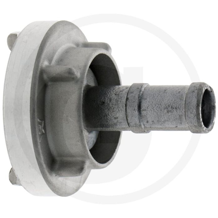 Raccord de tuyau avec embout cannelé nw : 75b, en aluminium forgé, 2 ergots
