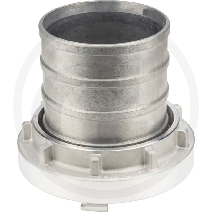 Raccord de tuyau avec embout cannelé nw : 150 - aluminium forgé - 3 ergots