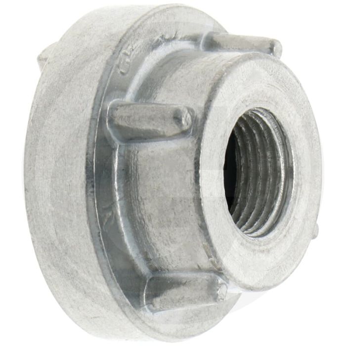 Vaste koppeling met binnendraad nw: 25d, 31mm nokafstand, 3/4" inch, gesmeed aluminium, 2 nokken, afb. nr. 1