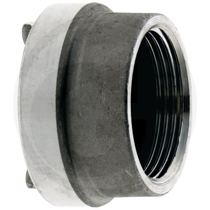 Vaste koppeling met binnendraad nw: 110a, 2 nokken, 4" inch, gesmeed aluminium - rvs - storz