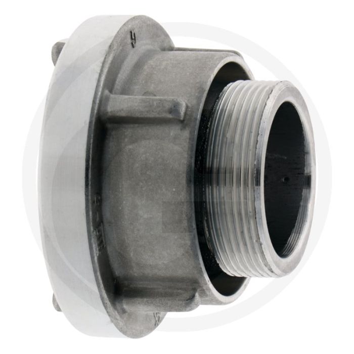 Raccord en fourche à filetage extérieur, orientable - nw : 65, filetage extérieur 2", aluminium forgé