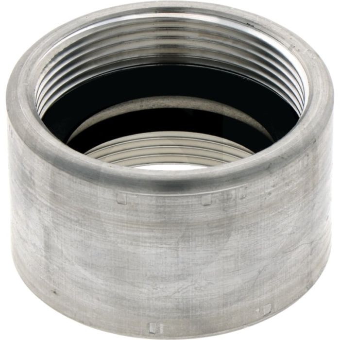 Sok 2 1/2" x 3" gesmeed aluminium storz