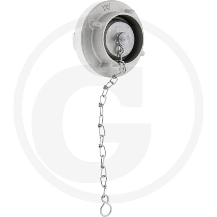 Blindkoppeling nw: 65, 2 nokken, gesmeed aluminium