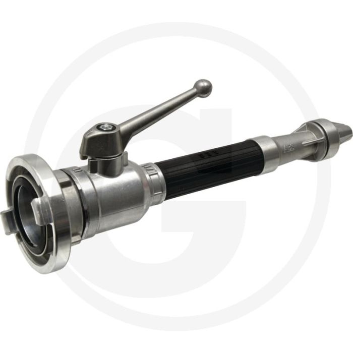 Lance de pulvérisation multifonctionnelle n° de série : 75b, aluminium, DIN 14365, taille 2 1/2", raccord fixe LM b