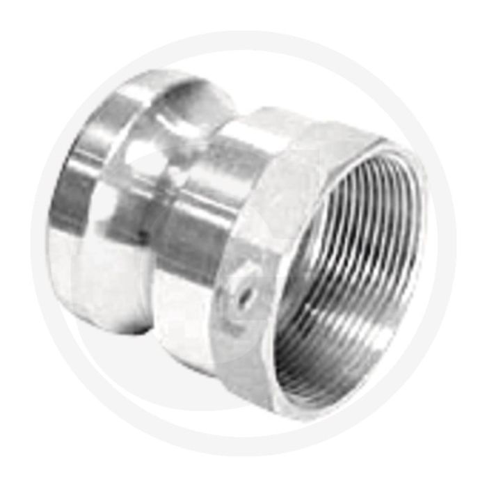 V-deel met binnendraad type a nw 8" bsp 8" 3 bar camlock systeem