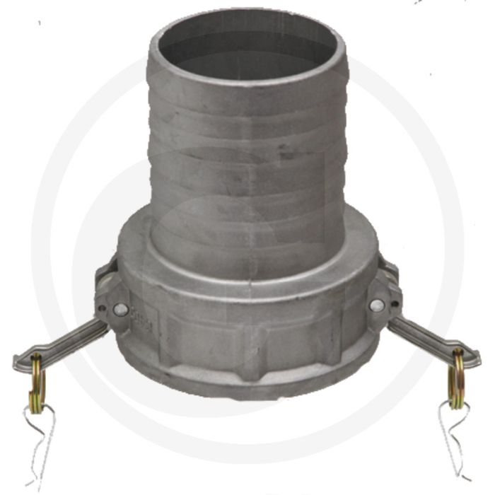 M-deel met slangtule type c, nw 5, Ø 125mm, 5 bar - camlock systeem