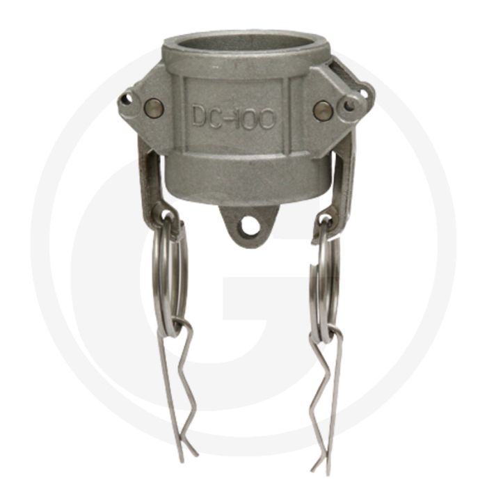 Eindkappen m-deel type: dc aluminium nw (inch): 1/2 werkdruk: 16 bar camlock-systeem