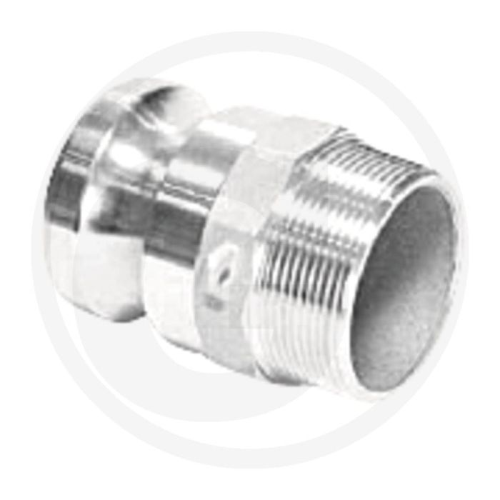 V-deel met buitendraad type f nw 3" bsp 3" 8 bar camlock systeem