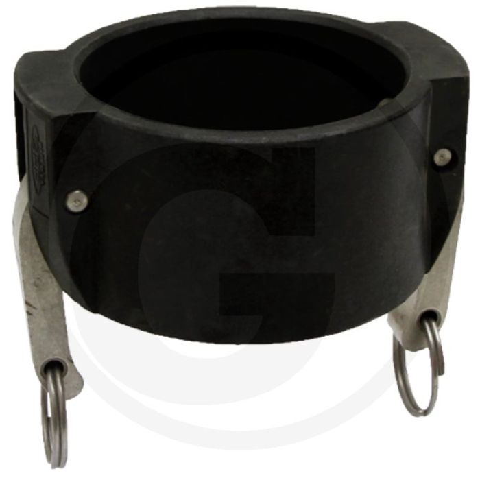 Arag arag eindkappen m-deel type: dc 4" kunststof 120,5mm camlock compatibel