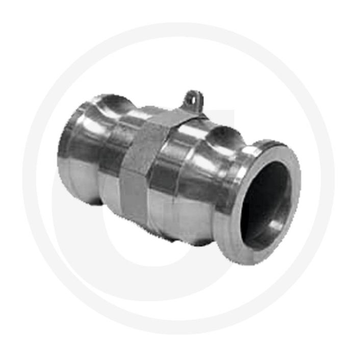 Raccord en aluminium NW 1 1/2 x 1 1/2, raccord en V x raccord en V